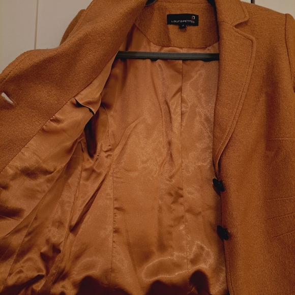 ⭐️Mustard yellow blazer woven look with buttons - Picture 4 of 4